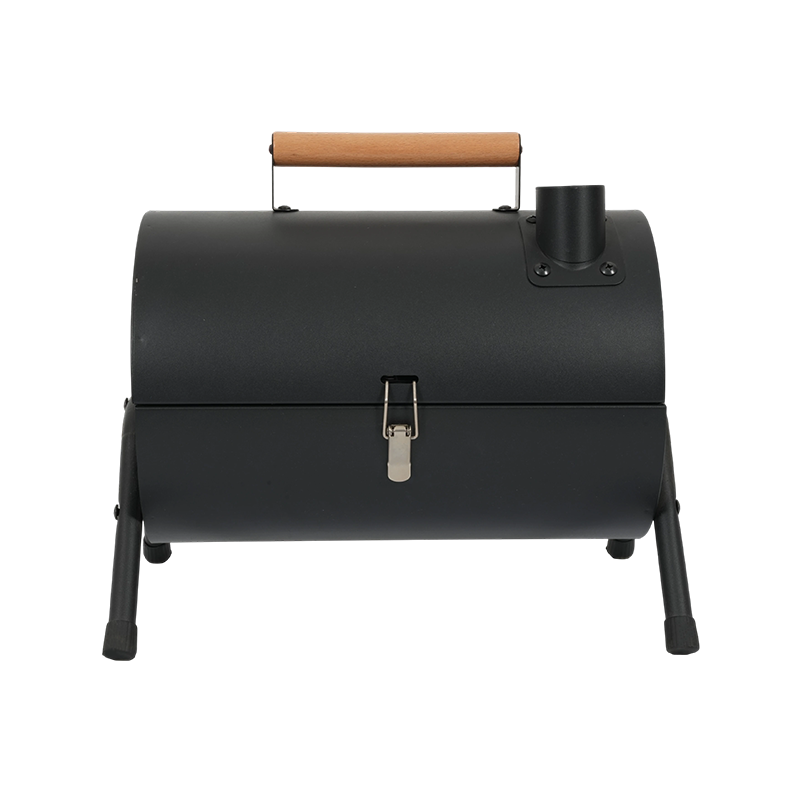 شواية فحم محمولة على سطح الطاولة ذات وجهين